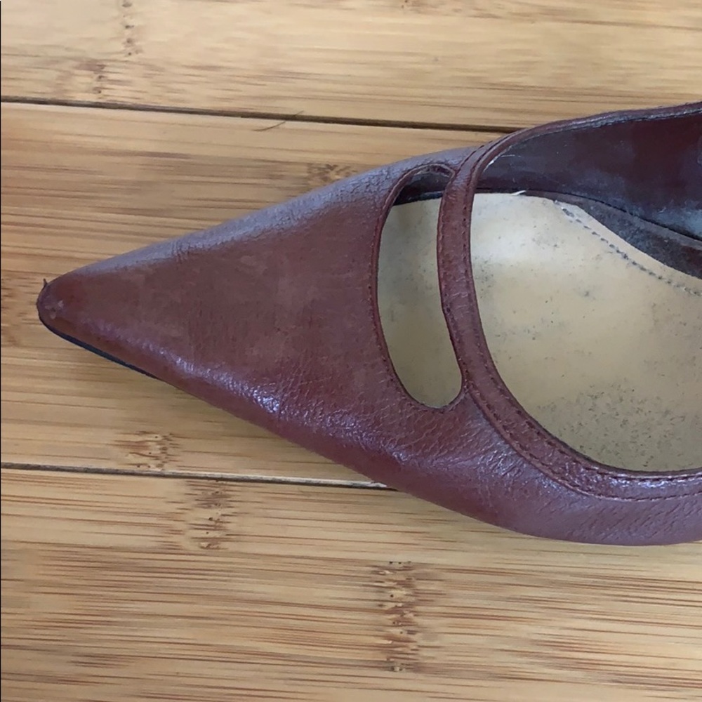Enzo Angiolini (EA Flexo) brown leather heels